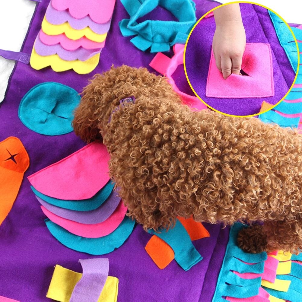 Nosework Blanket Dog Training Mats Dog Puzzle Toys Cat Snuffle Mat