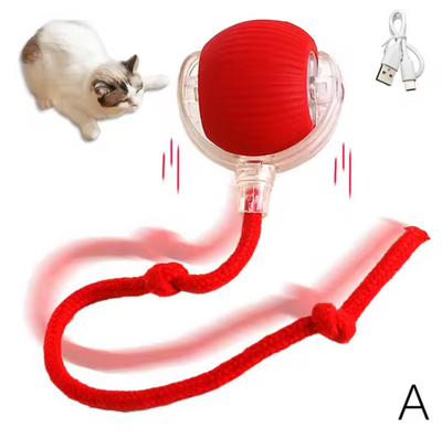 WagRoll™ - Interactive Automatic Rolling Ball with Fake Tail for Cats and Dogs