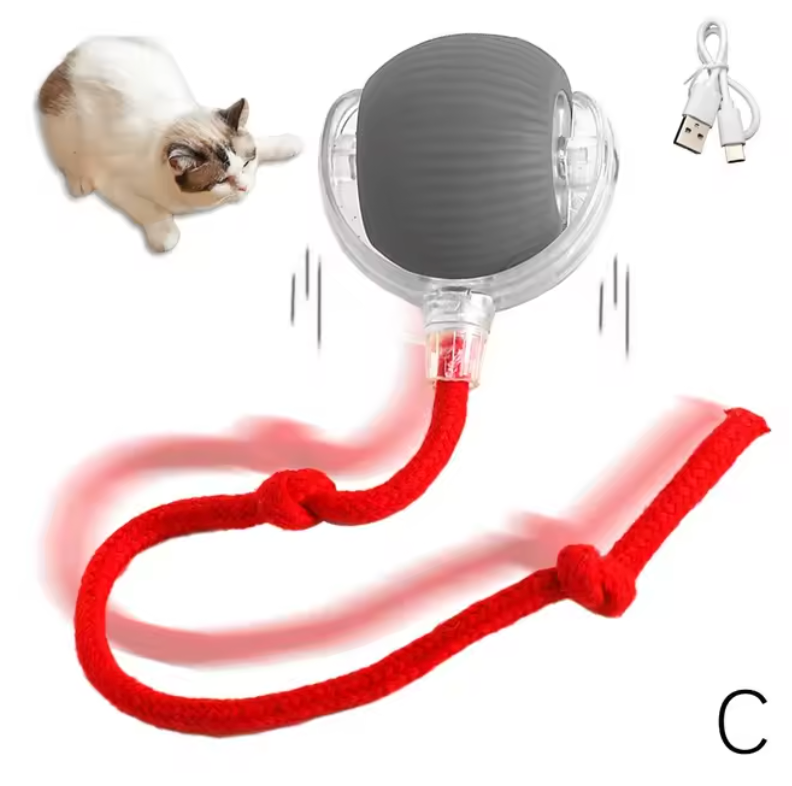 WagRoll™ - Interactive Automatic Rolling Ball with Fake Tail for Cats and Dogs