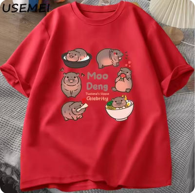 Cute Moo Deng Shirts