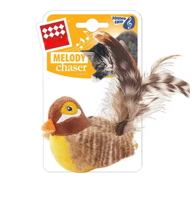 WagBird™ - Interactive Cat Toy Flapping Bird with Chipping Sounds (Rechargeable)