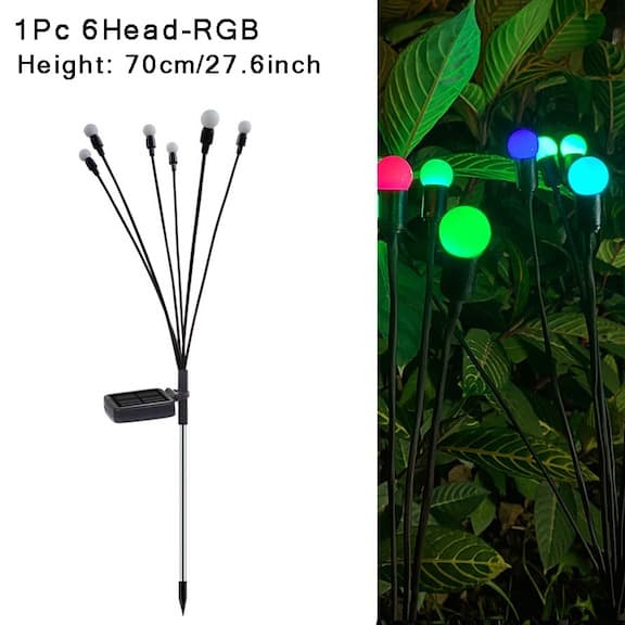 FlorLightful™ - Solar Powered Firefly Garden LED Lights (WaterProof)